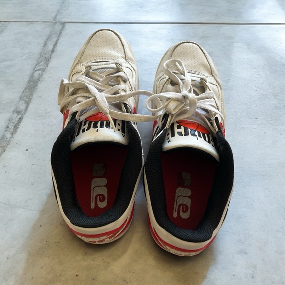 NIKE AIR FORCE III 3 Low MEN'S SIZE 10.5 RED WHIT SNEAKERS - Picture 3 of 4